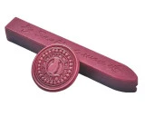 Fitilli Mühür Mumu Çubuk Kızılcık Kırmızı Resmi Damga Zarf Davetiye thumbnail 1