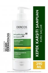 Vichy Dercos Anti-Dandruff Şampuan Kuru Saçlar için Kepek Karşıtı 390 ml thumbnail 1