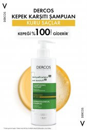 Vichy Dercos Anti-Dandruff Şampuan Kuru Saçlar için Kepek Karşıtı 390 ml thumbnail 2