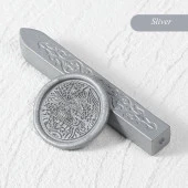 Fitilli Mühür Mumu Çubuk Gümüş Renk Resmi Damga Zarf Davetiye thumbnail 7