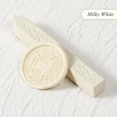 Fitilli Mühür Mumu Çubuk Süt Beyaz Resmi Damga Zarf Davetiye - 8