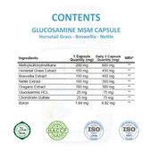 Glucosamine Msm Kapsül (GLUCOSAMİNE CHONDROİTİN MSM CAPSULE)  60 Adet thumbnail 2
