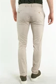 İntersivin Erkek Yazlık Terletmeyen Hafif Kumaş Bej Slim Fit Pantolon - 6