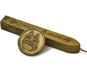 Fitilli Mühür Mumu Çubuk Bronz Altın Resmi Damga Zarf Davetiye thumbnail 1