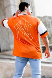 Dijital Baskılı Oversize Erkek Forma T-Shirt - 3