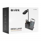 S-LINK SL-M9054 SİYAH TYPEC 10W KABLOSUZ ŞARJ CİHAZI KALEMLİKLİ MASA LAMBASI - 4