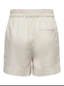 ONLY Bayan Rahat Kesim Keten Şort 15259587 thumbnail 4