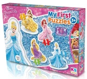KS Baby Puzzle Disney Prensesler My First Puzzle 4 in 1 Çerçevesiz - 1