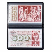 Leuchtturm Kağıt Para Cep Albümü 210 (210x125mm), 20 Yaprak, Dışdan Dışa Albüm Boyutu (230x155mm) - 2