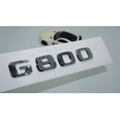 DK Tuning G 800 Bagaj Krom ABS 3M 3D Yazı Logo Benz İle Uyumlu - 1