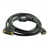 HDMI DVI KABLO 1.5 METRE POWERMASTER * NARİTA DVI 24+1 MALE TO HDMI 19P MALE (12002=2251) - 1