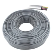 TELEFON KABLOSU 4LÜ GRİ FLAT KÖKEN 100 METRE POWERMASTER - 2