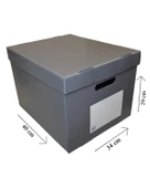 Temel Arşiv Kolisi 5'li Klasör Kapasiteli Gri - 1