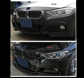 Bmw F30 Ön Panjur Böbrek M3  Model Piano Black - 3