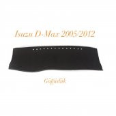 İSUZU D-MAX 2005-2012 ARASI DERİ KAPİTONE KUMAŞ TORPİDO KORUYUCU ÖRTÜ - 1