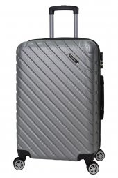 Elatae Büyük Boy Valiz Gri Pro Abs 1001 thumbnail 1