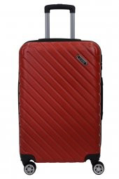 Elatae Büyük Boy Valiz Kırmızı Pro Abs 1001 thumbnail 2