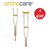 Orthocare 8121 Çocuk Boyu Aluminyum Koltuk Değneği ÇİFT - 1