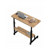 servetavcı Yükseklik Ayarlı Raflı Çalışma Masası - Atlantik Çam (Tekerli) 80x40 - 1