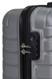 Elatae Kabin Boy Valiz Gri Pro Abs 1001 - 6