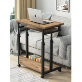 servetavcı Yükseklik Ayarlı ve Klavyelikli Laptop Sehpası ve Çalışma Masası - Atlantik Çam (Tekerli) - 1