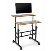 servetavcı Yükseklik Ayarlı Bilgisayar/Laptop ve Çalışma Masası - Atlantik Çam (Tekerli) 70x60 thumbnail 1
