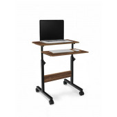 servetavcı Yükseklik Ayarlı Laptop Sehpası ve Çalışma Masası - Ceviz (Tekerli) 60x60 - 2