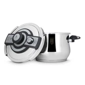 Serenk Definition 6 Litre Düdüklü Tencere - 18/10 Paslanmaz Çelik, Güvenli Emniyet Kilidi thumbnail 3