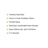 Mesilife DT-8806 Temassız Alından Ateş Ölçer - 2