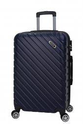 Elatae 2li Valiz Seti Orta Boy - Kabin Boy Lacivert Pro Abs 1001 thumbnail 2