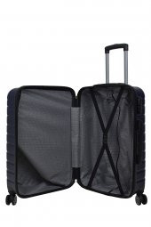 Elatae 2li Valiz Seti Orta Boy - Kabin Boy Lacivert Pro Abs 1001 thumbnail 5