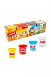 Lets Oyun Hamuru 4 Renk 460 gr - 1
