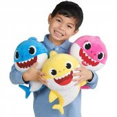 Baby Shark Daddy Shark İthal Müzikli Oyuncak Peluş 30 CM - 3