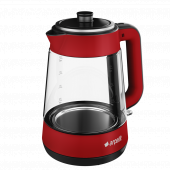 ARÇELİK CM 6964 KIRMIZI CAM ÇAY MAKİNESİ - 3