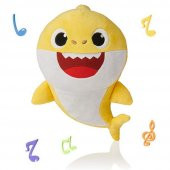 Baby Shark Babby Shark İthal Müzikli Oyuncak Peluş 30 CM - 1