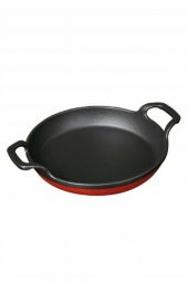 Sürel Döküm Sahan Büyük 22 Cm Kırmızı - 1