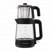 ARÇELİK CM 6964 SİYAH CAM ÇAY MAKİNESİ - 1
