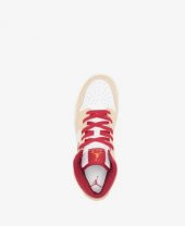 Nike Air Jordan 1 Mid Light Curry Cardinal (GS) - 4