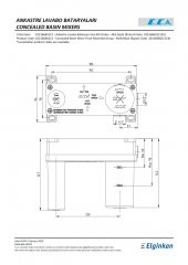 Eca Tiera Ankastre Lavabo Bataryası Sıva Altı- Mat Siyah 102166601C1 thumbnail 2