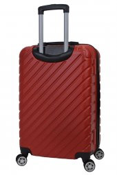 Elatae 2li Valiz Seti Büyük Boy - Orta Boy Kırmızı Pro Abs 1001 thumbnail 8