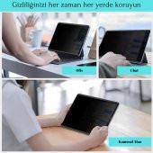 Peeq Ipad Pro 12.9 2021 M1 Tablet Hayalet Full Glue Temperli Ekran Koruyucu - 5
