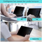 Peeq İpad 10.2 İnç 8.Nesil Privacy Tablet Hayalet Full Glue Temperli Ekran Koruyucu - 3