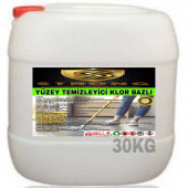 STRONG YÜZEY TEMİZLEYİCİ KLOR BAZLI 30KG - 1