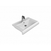 Cerastyle Turkuaz Side Tezgah Üstü Lavabo 65 Cm - 1