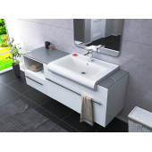 Cerastyle Turkuaz Side Tezgah Üstü Lavabo 65 Cm - 3