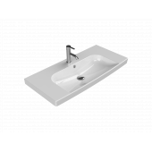 Turkuaz Seramik Cerastyle Roma Serisi 95 x 45 Cm Etajerli Lavabo - 1
