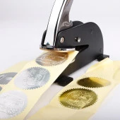 Soğuk Mühür Kabartma Damga Portatif Masa Tipi Baskı Makinesi 52mm thumbnail 2