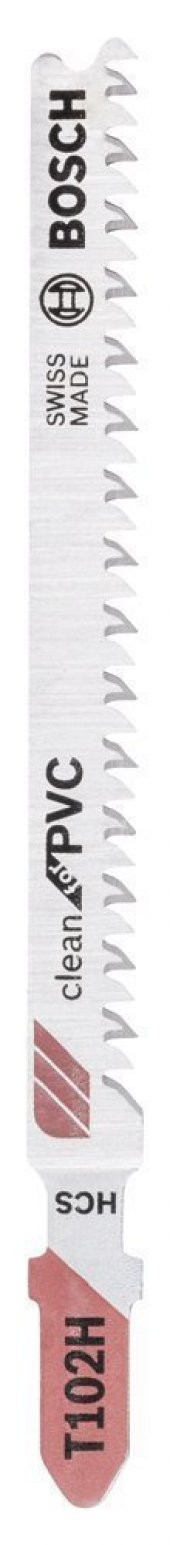 Bosch - Temiz Kesim Serisi PVC İçin T 102 H Dekupaj Testeresi Bıçağı - 5Li Paket - 3