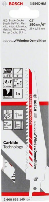 Bosch - Endurance for Serisi Pencere Yıkımı için Panter Testere Bıçağı S 956 DHM 1li - 2