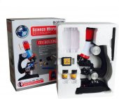 Hayal Sepeti  Science Kits For Kids Microscope Beginner Microscope Kit LED 100X, 400X, And 1200X - 3